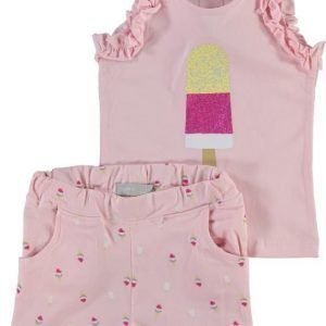 Name it Paita ja shortsit Zophie Mini Almond Blossom