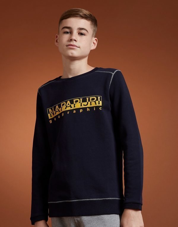 Napapijri Banak Crew Sweatshirt Laivastonsininen