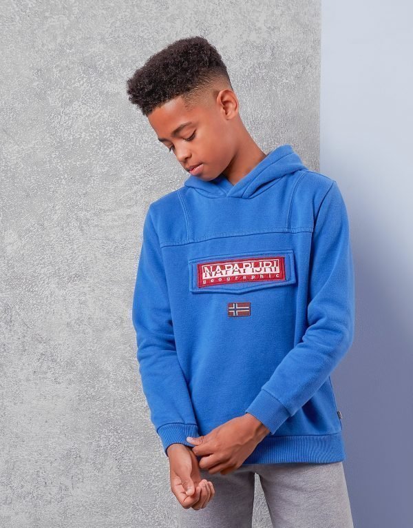 Napapijri Burgee Fleece Hoodie Sininen