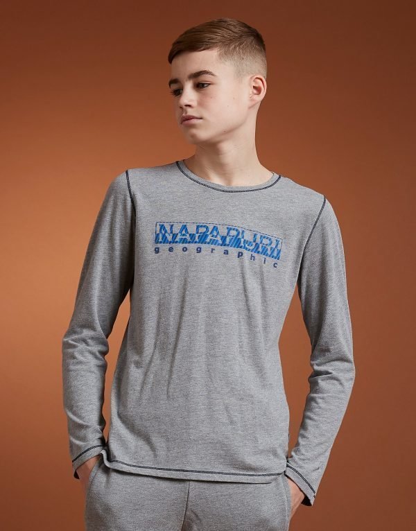 Napapijri Sion Long Sleeve T-Shirt Mrl / Mrl