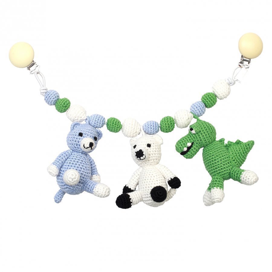 Naturezoo Mr. Crocodile Sir Polarbear And Mr. Teddy Large Stroller Mobile Vaunulelu