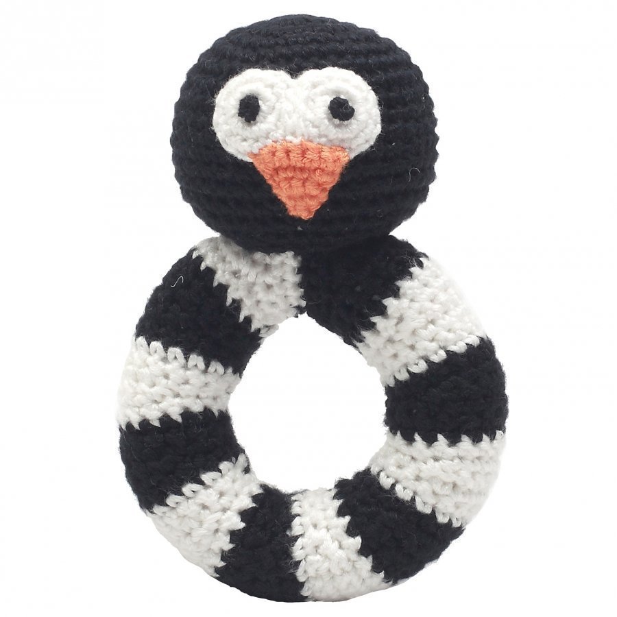 Naturezoo Sir Penguin Ring Rattle Helistin