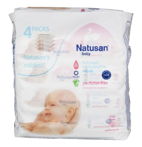 Natusan Baby Extra Sensitive Puhdistuspyyhe 4 X 64 Kpl
