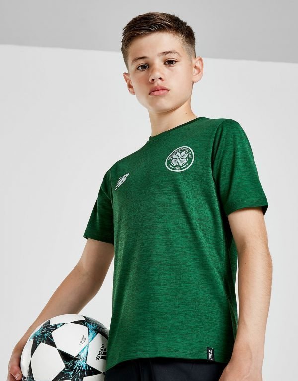New Balance Celtic Fc 2018/19 Leisure Shirt Vihreä