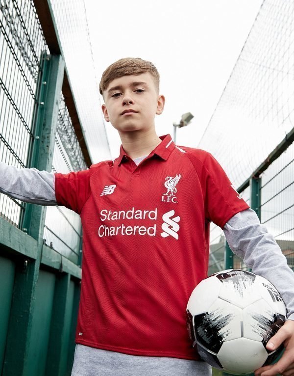 New Balance Liverpool Fc 2018 Home Shirt Punainen