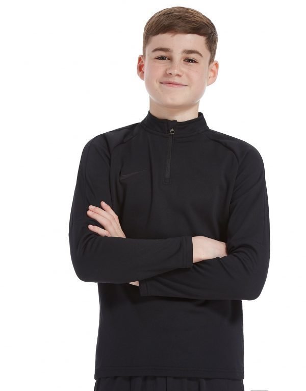 Nike Academy 1/4 Zip Verryttelytakki Musta