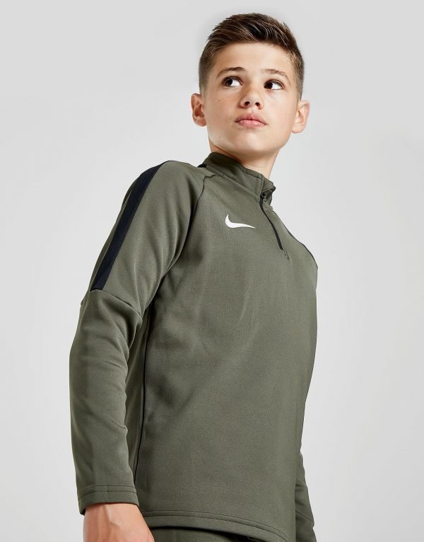 Nike Academy 1/4 Zip Verryttelytakki Vihreä