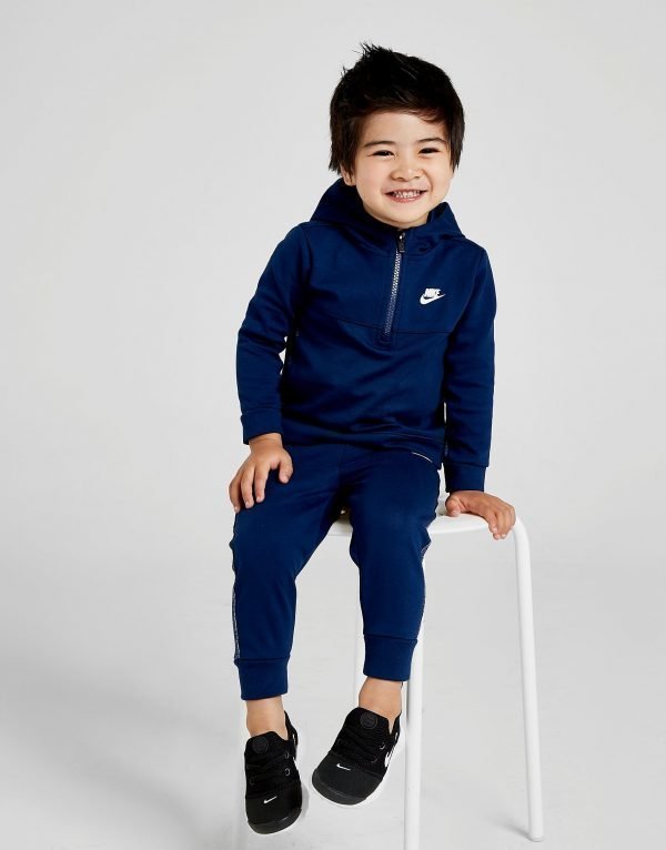 Nike Advance 1/4 Zip Tracksuit Infant Laivastonsininen