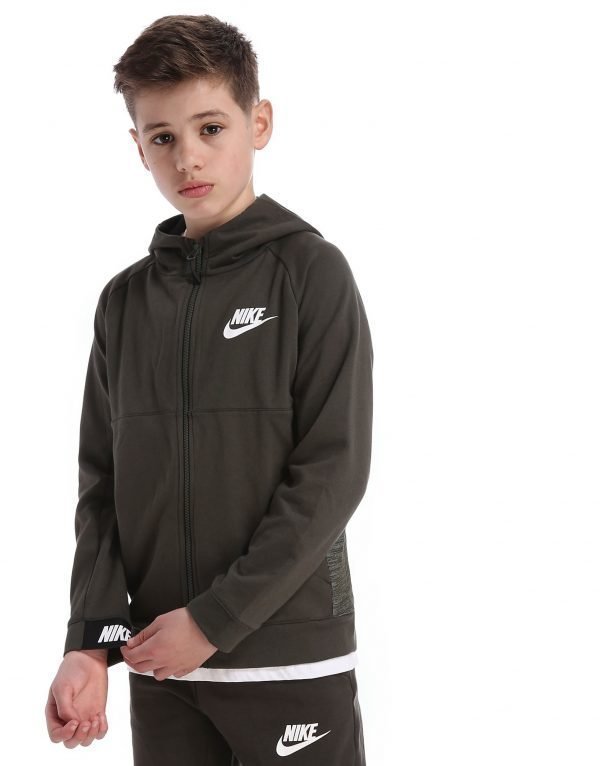 Nike Advance Full Zip Huppari Vihreä