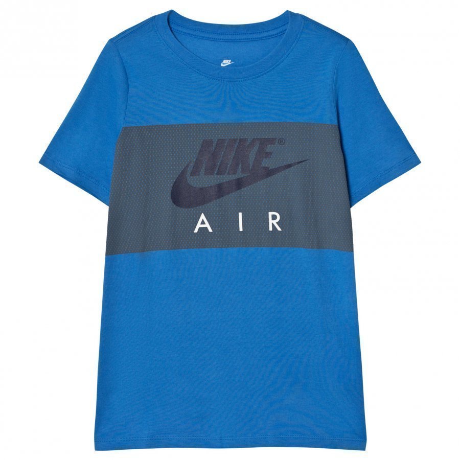 Nike Air Block T-Shirt In Blue T-Paita