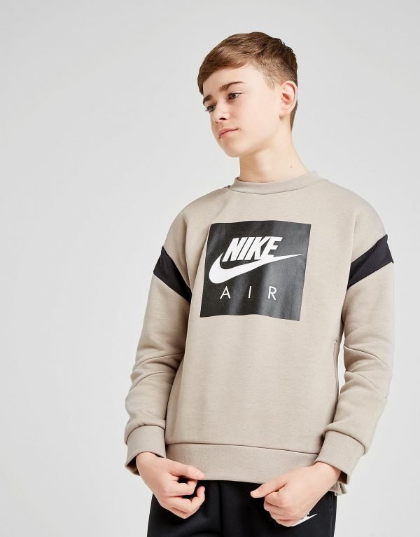 Nike Air Crew Sweatshirt Ruskea