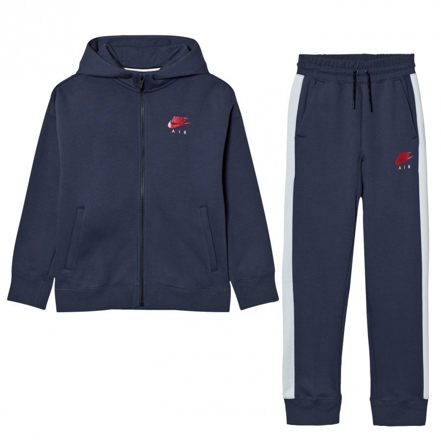 Nike Air Fleece Cuffed Tracksuit Thunder Blue Verryttelyasu