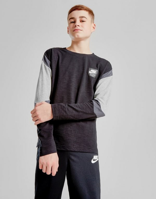 Nike Air Long Sleeve T-Shirt Musta