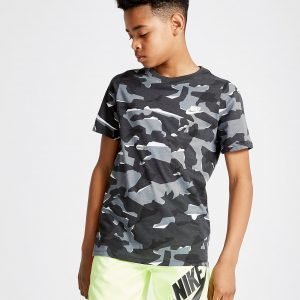 Nike All Over Print Camo T-Shirt Harmaa