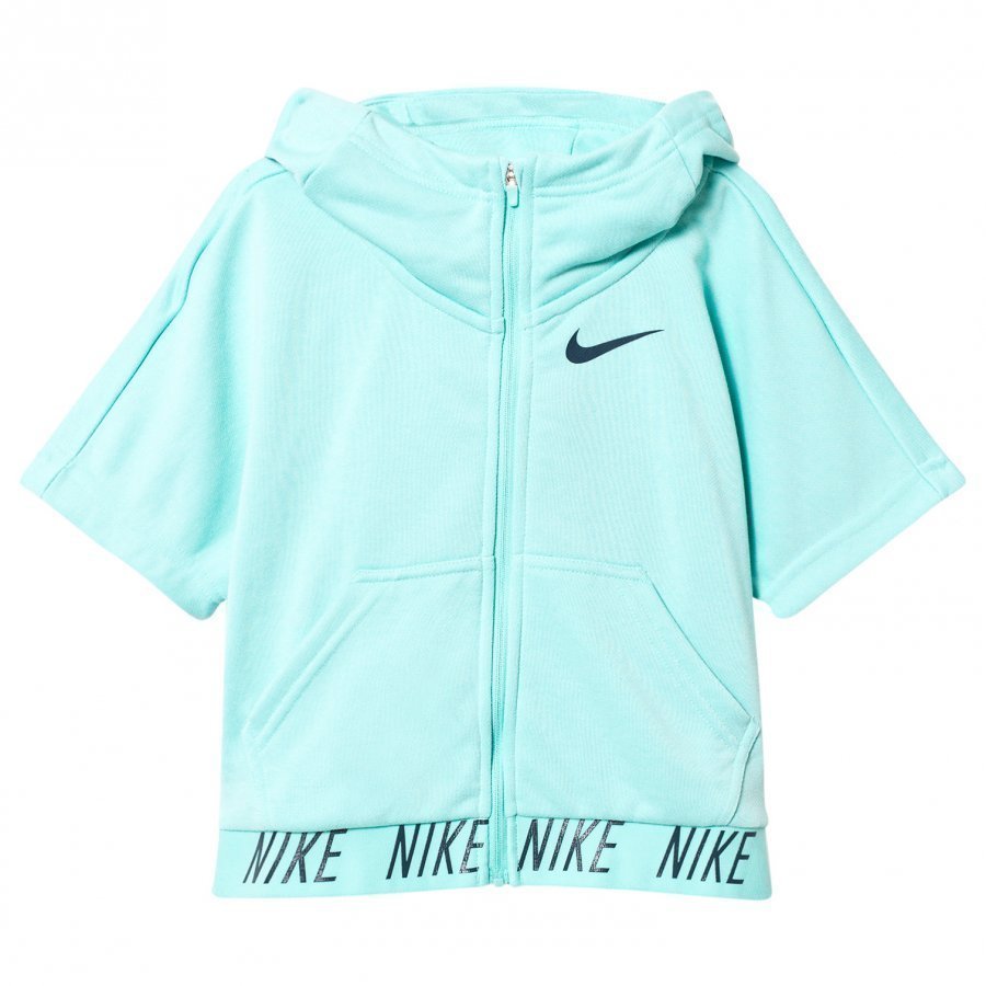 Nike Aqua Green Training Hoodie Fleece Huppari