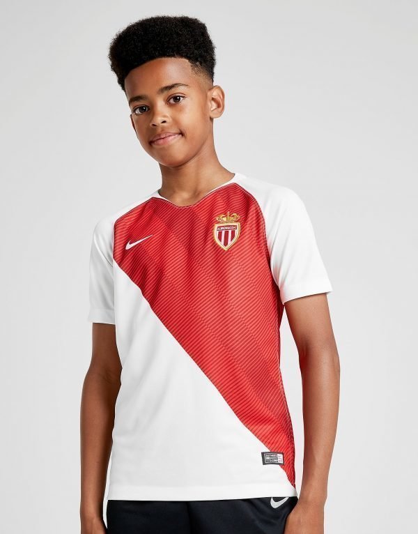 Nike As Monaco 2018/19 Home Shirt Valkoinen