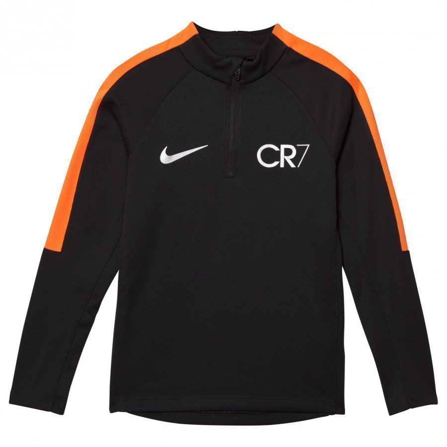 Nike Black Cr7 Squad Drill Top T-Paita