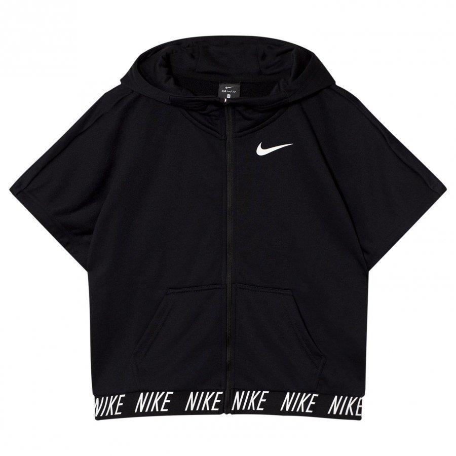 Nike Black Dry Fleece Studio Hoodie Fleece Huppari