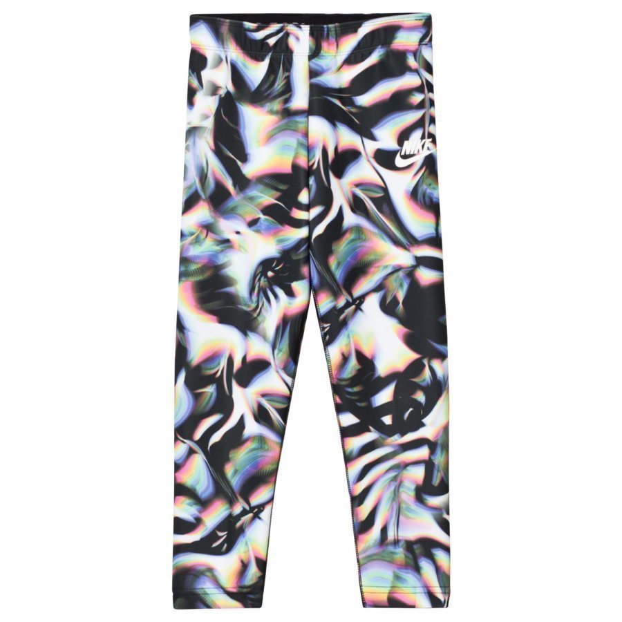 Nike Black Graphic Print Crop Leggings Legginsit