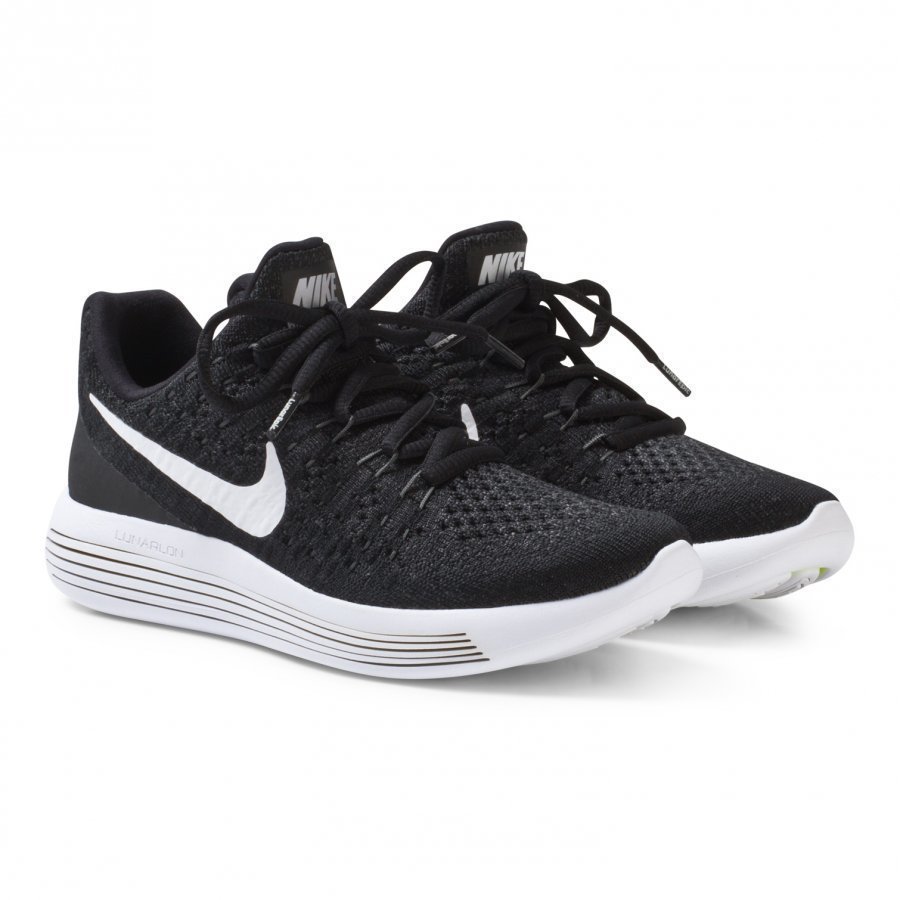 Nike Black Lunarepic Flyknit 2 Junior Running Shoe Urheilukengät