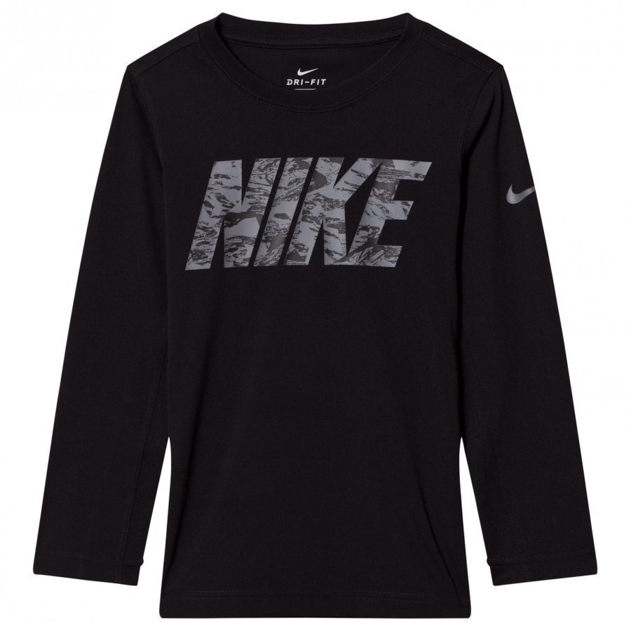 Nike Black Nike Dry Legacy Long Sleeve Tee Pitkähihainen T-Paita