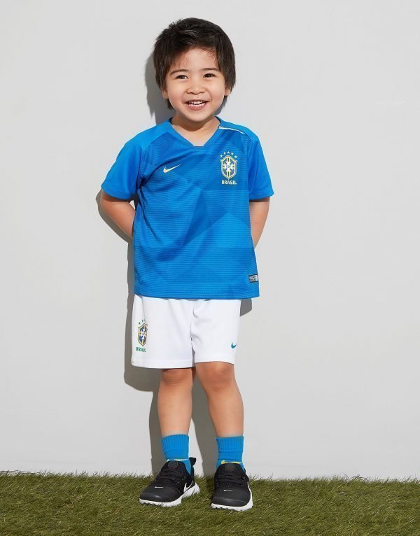 Nike Brazil 2018 Away Kit Infant Sininen