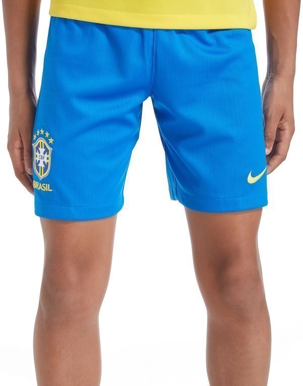 Nike Brazil 2018 Home Shorts Sininen