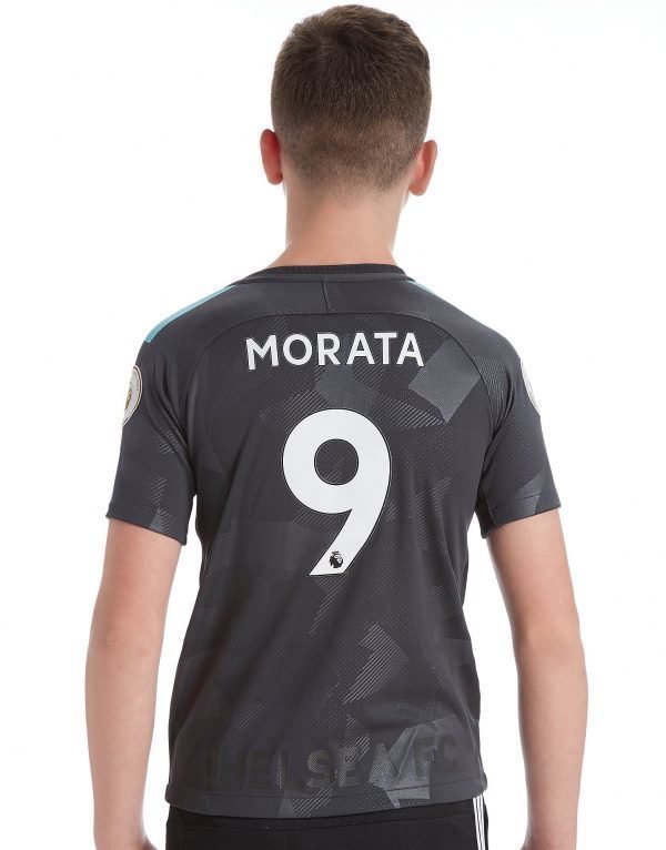 Nike Chelsea Fc Third 2017/18 Morata #9 Shirt Harmaa