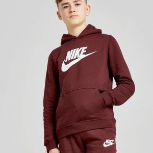 Nike Club Logo Huppari Burgundy / White