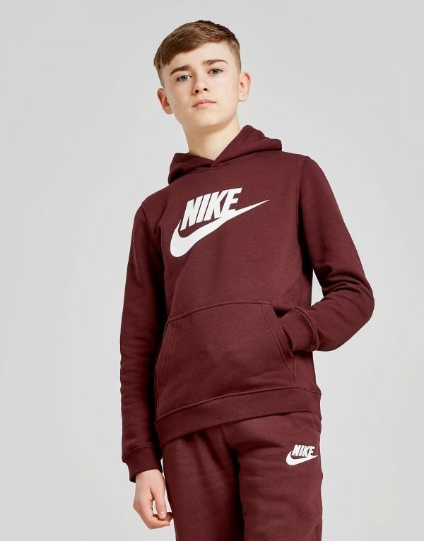 Nike Club Logo Huppari Burgundy / White