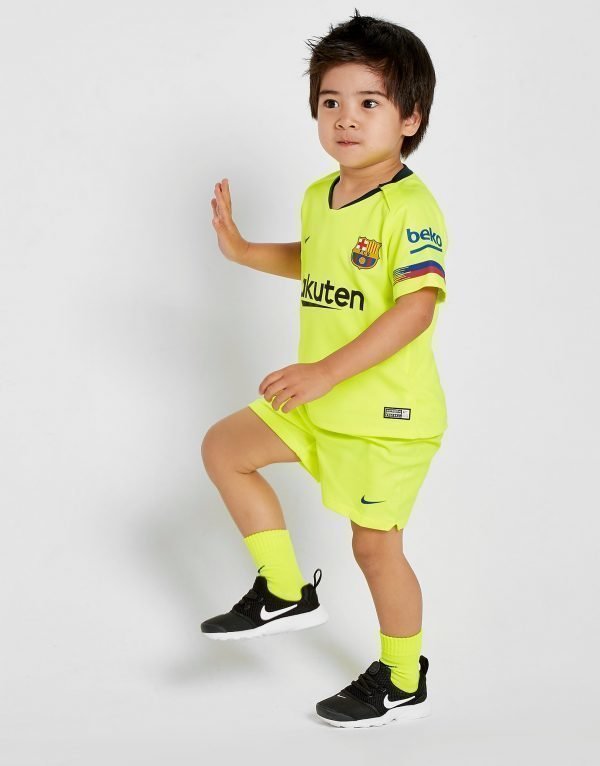 Nike Fc Barcelona 2018/19 Away Kit Infant Volt