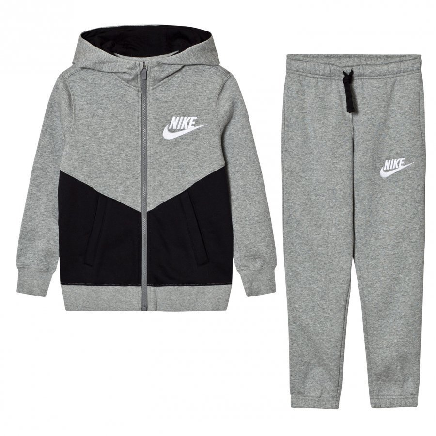 Nike Fleece Core Tracksuit Dark Gray Heather Verryttelyasu