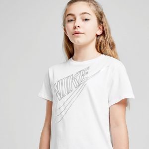 Nike Girls' Futura T-Shirt Valkoinen