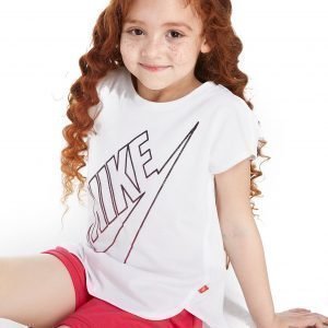 Nike Girls' Gradient Futura T-Shirt Valkoinen