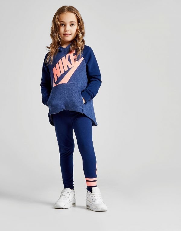 Nike Girls' Longline Verryttelyasu Sininen