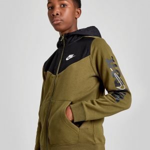 Nike Just Do It Full Zip Hoodie Vihreä