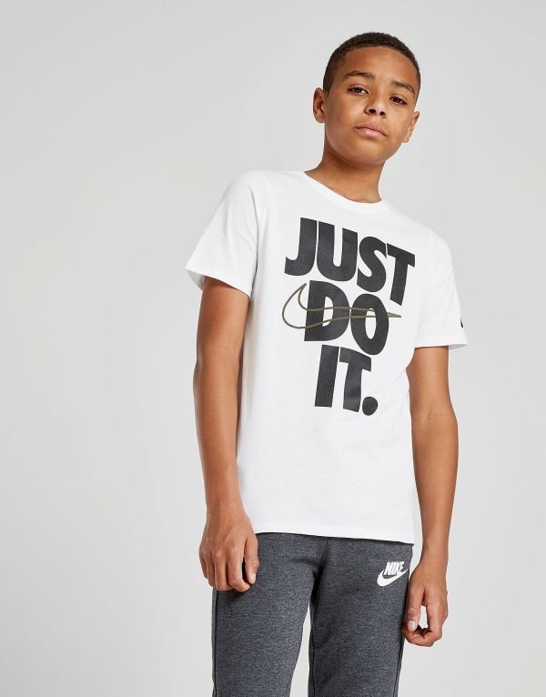 Nike Just Do It Logo T-Paita Valkoinen
