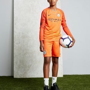 Nike Manchester City 18 / 19 Home Goalkeeper Shorts Jnr Oranssi