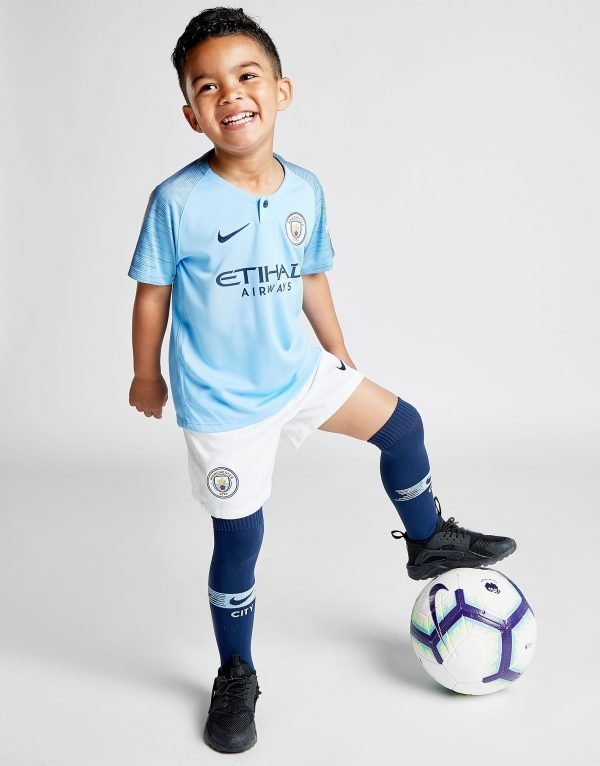 Nike Manchester City 18 / 19 Kotiasu Sininen