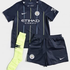 Nike Manchester City Fc 2018/19 Away Kit Laivastonsininen