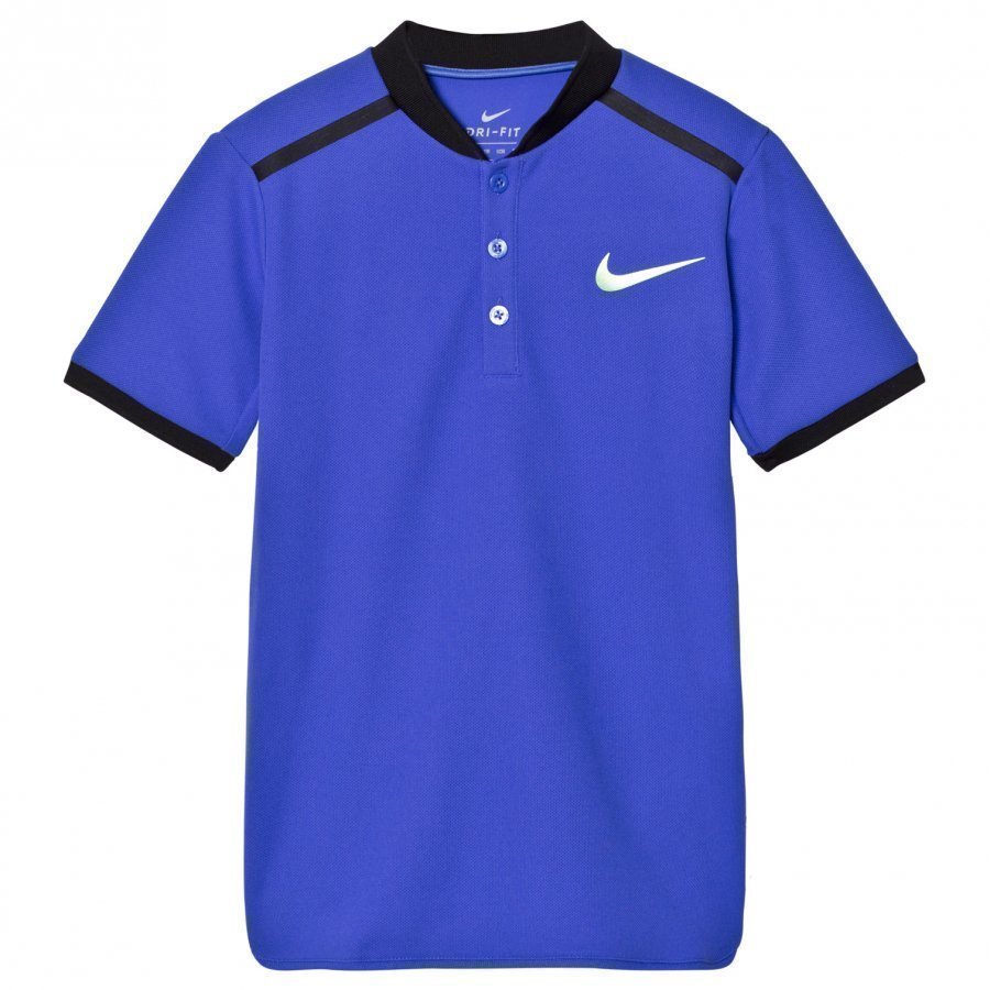 Nike Nikecourt Advantage Tennis Tee Blue Pikeepaita