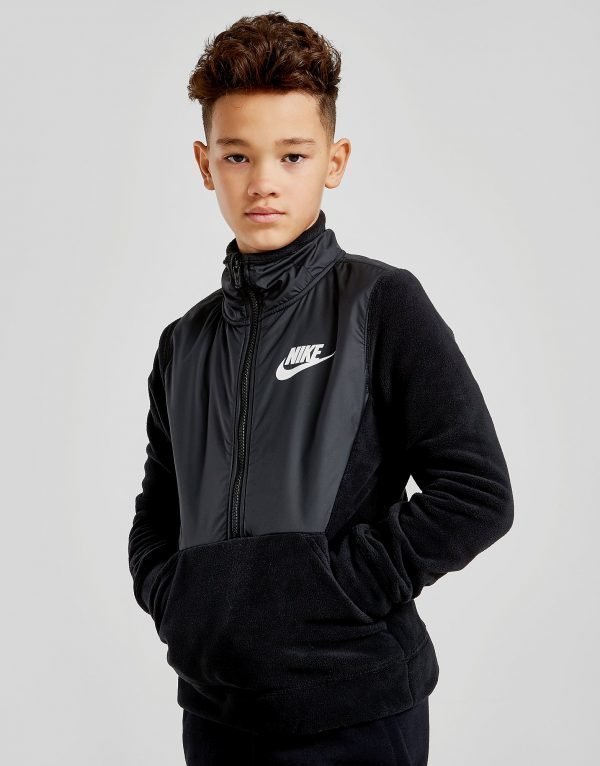 Nike Overlay Polar 1/2 Zip Fleece Musta