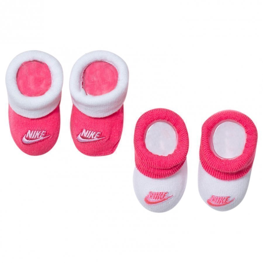 Nike Pack Of 2 Pink And White Futura Bootie Gift Set Lahjasetti