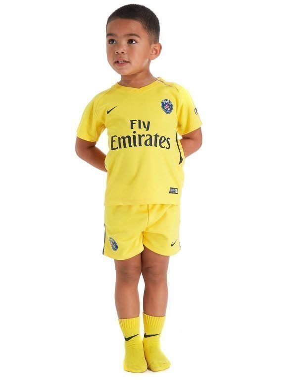Nike Paris Saint Germain 2017 Away Kit Infant Keltainen