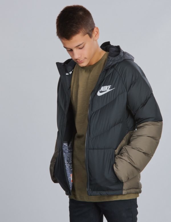 Nike Parka Down Ow Takki Musta