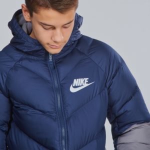 Nike Parka Down Ow Takki Sininen