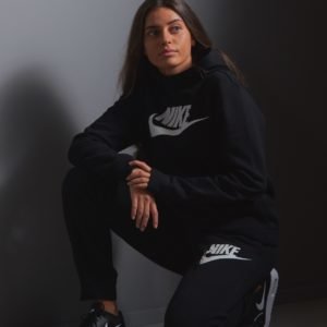 Nike Po Hoodie Club Flc Hbr Huppari Musta