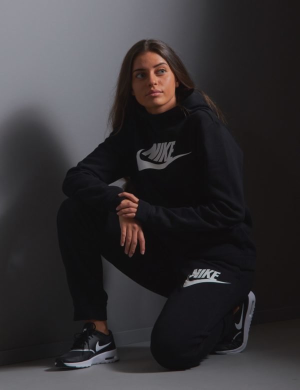 Nike Po Hoodie Club Flc Hbr Huppari Musta