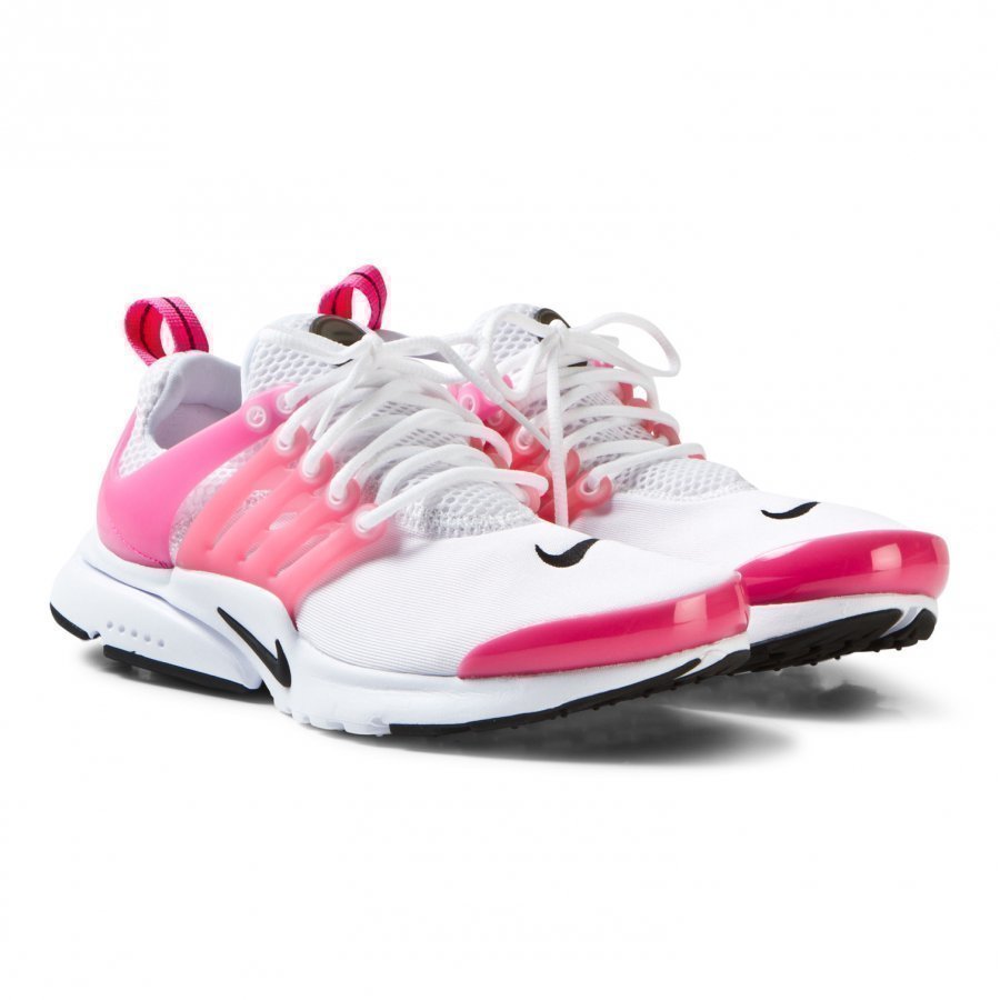 Nike Presto Junior Sneakers In White/Hyper Pink Lenkkarit