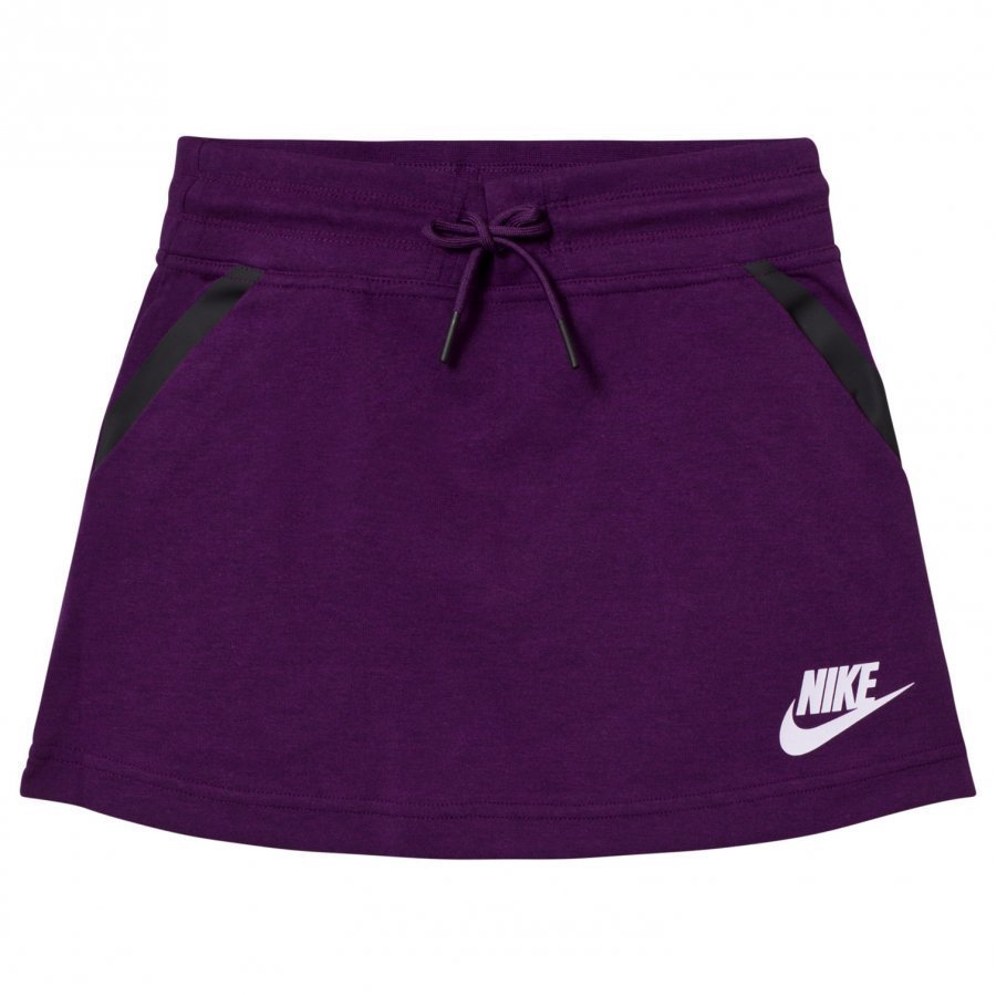 Nike Purple Tech Fleece Skirt Lyhyt Hame